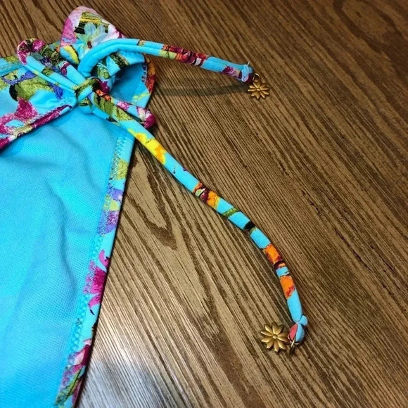 Jessica Simpson Floral Print Swim Bottoms - Picture 5 of 8